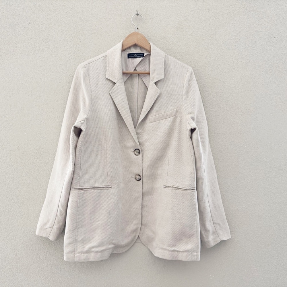 Peruvian Connection Beige Blazer - image 4